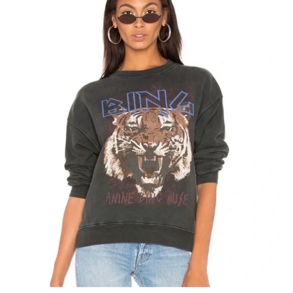 Anine Bing Graphic Tiger Sweatshirt